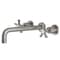 Kingston Brass KS8028NX Two-Handle Wall Mount Tub Faucet, Brushed Nickel KS8028NX - alternate 1